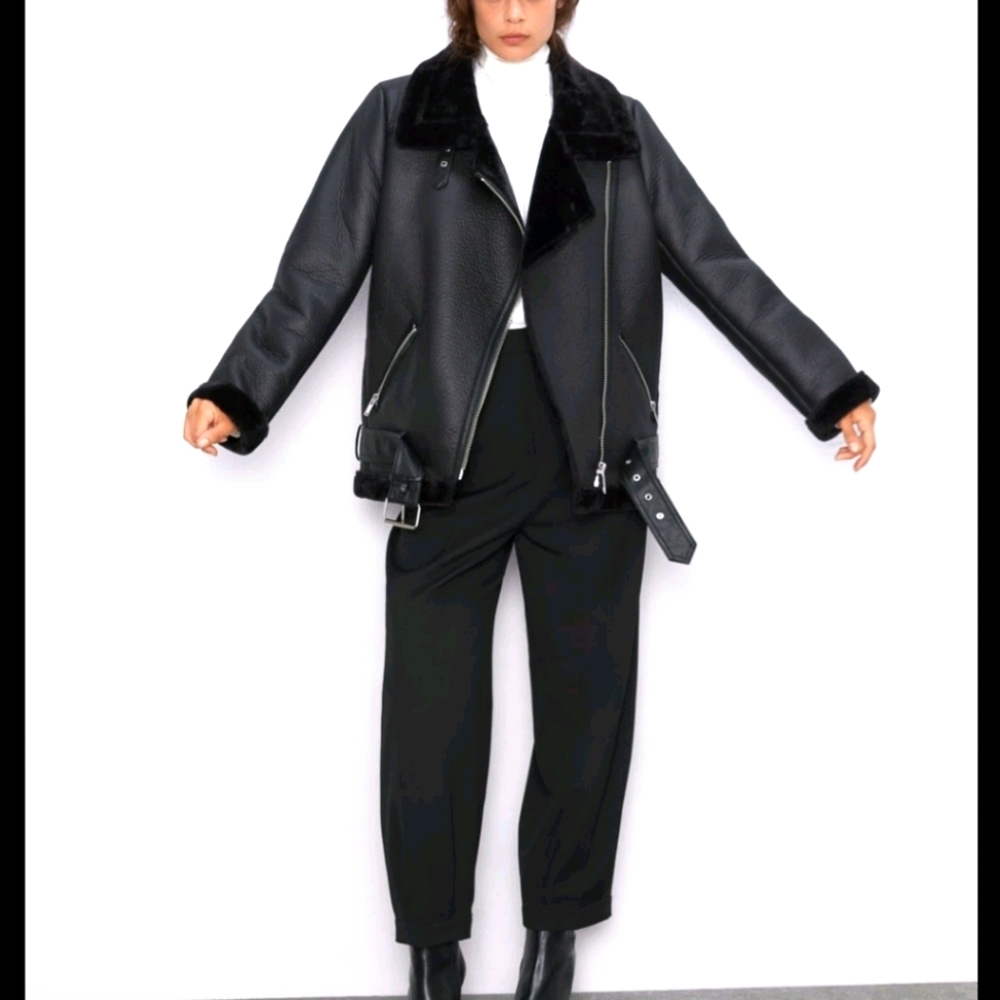 SOLD Zara aviator jacket